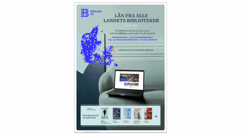 Bibliotek.dk PR plakat