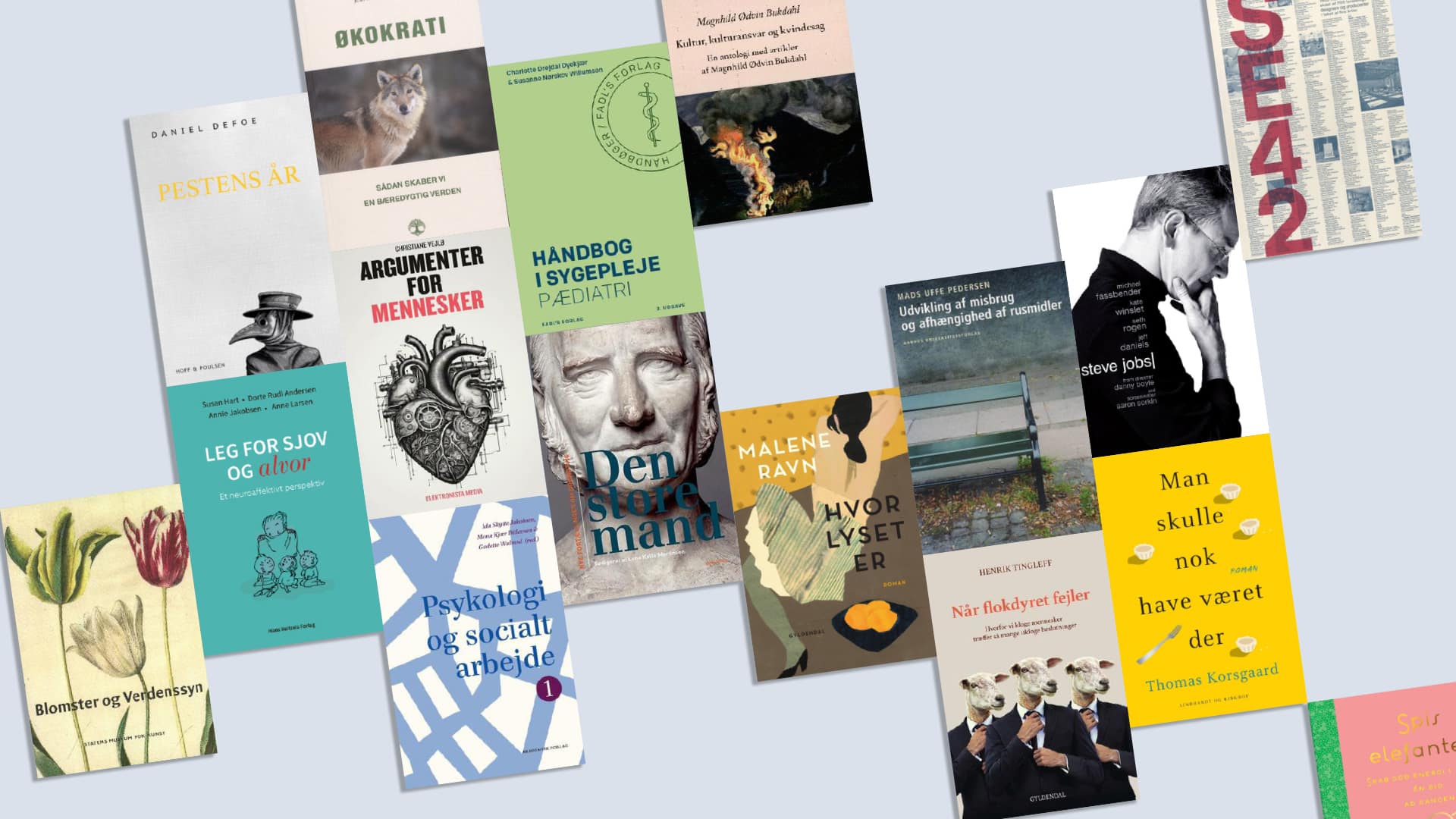 Illustration af bogforsider